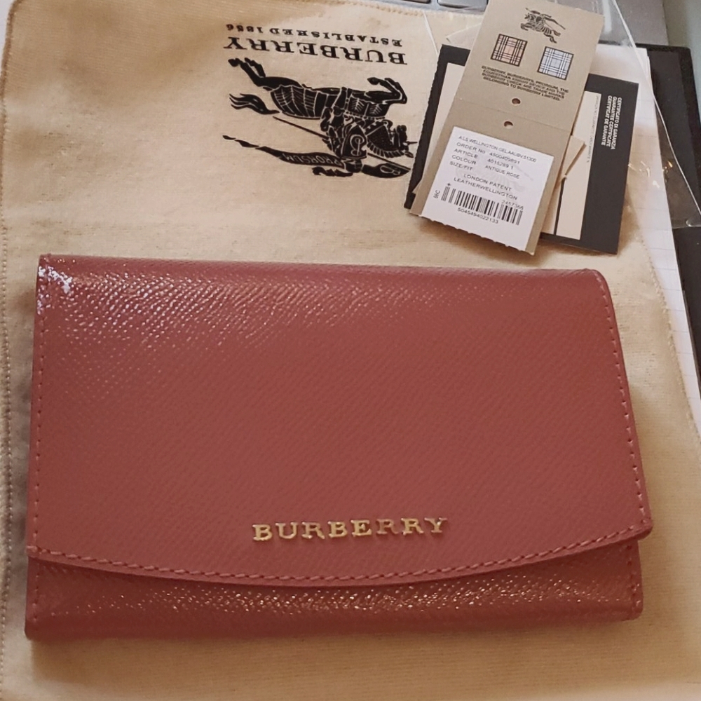 Burberry Patent Wallet